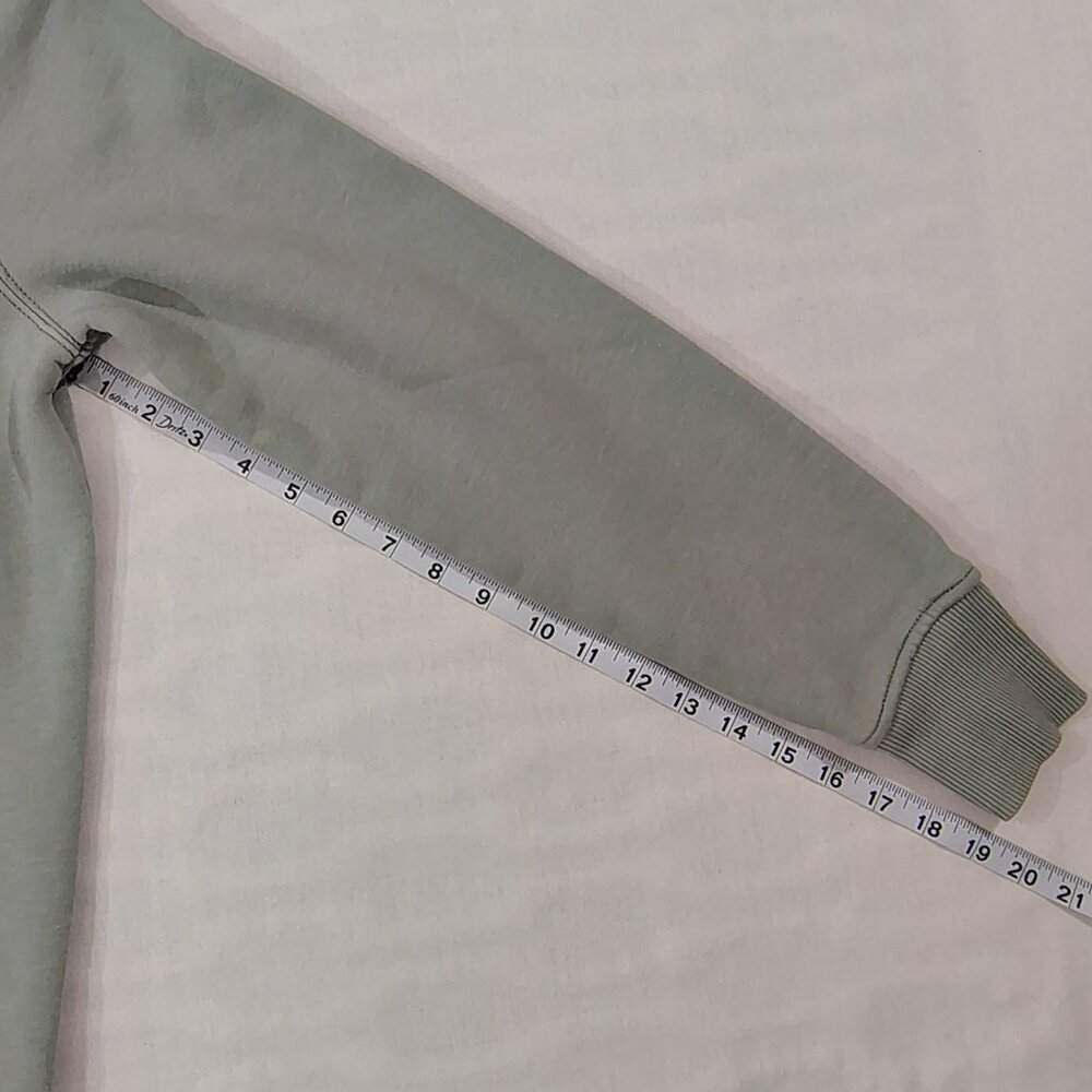 Carhartt Hoodie Sweatshirt Womens Size Small 4-6 Pullover Relaxed Fit Gray Green - Picture 13 of 15
